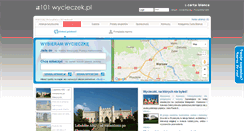 Desktop Screenshot of 101wycieczek.pl