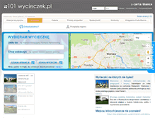 Tablet Screenshot of 101wycieczek.pl